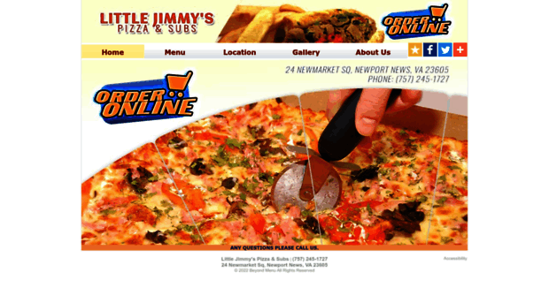 littlejimmyspizzasubs.com