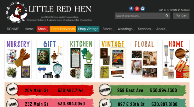 littleredhen.org