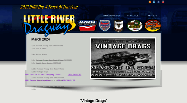 littleriverdragway.com