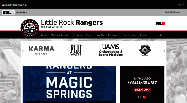littlerockrangers.com