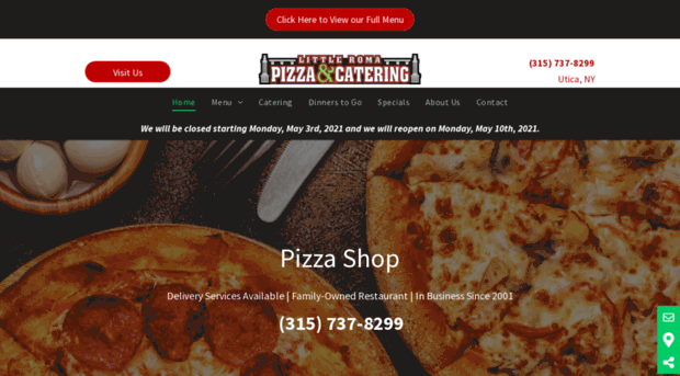 littleromapizzacatering.com