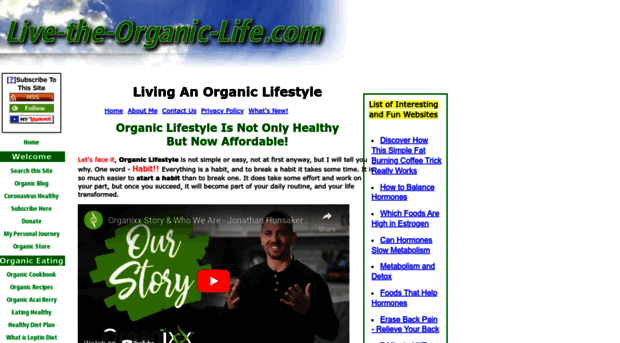 live-the-organic-life.com