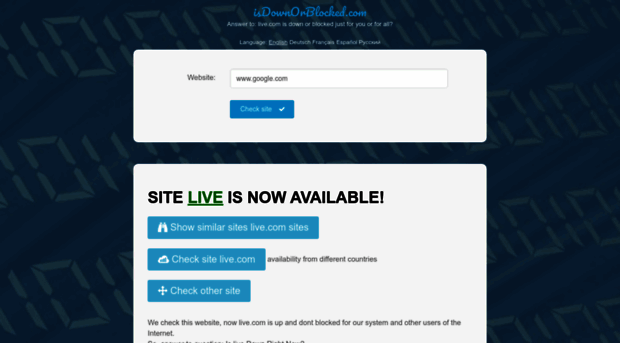 live.com.isdownorblocked.com