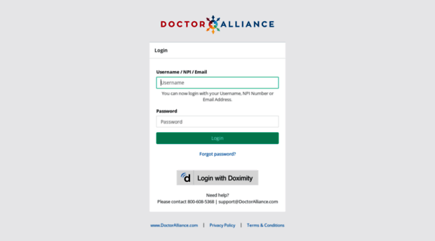 live.doctoralliance.com