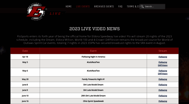 live.eldoraspeedway.com