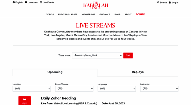 live.kabbalah.com