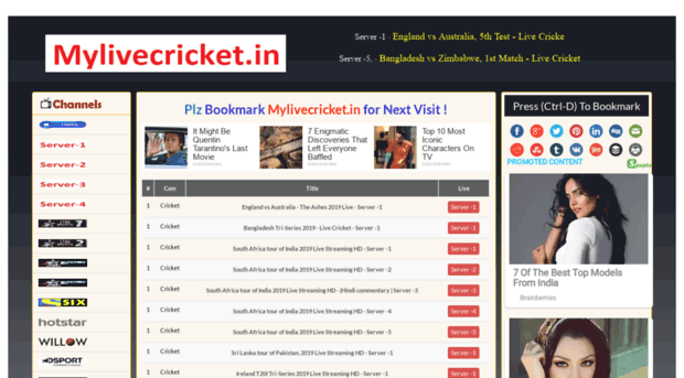 Sony ten 3 sale mylivecricket info