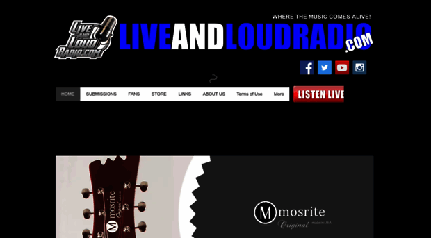 liveandloudradio.com