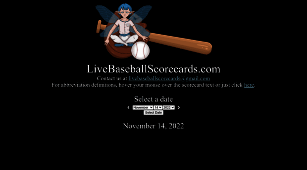 livebaseballscorecards.com