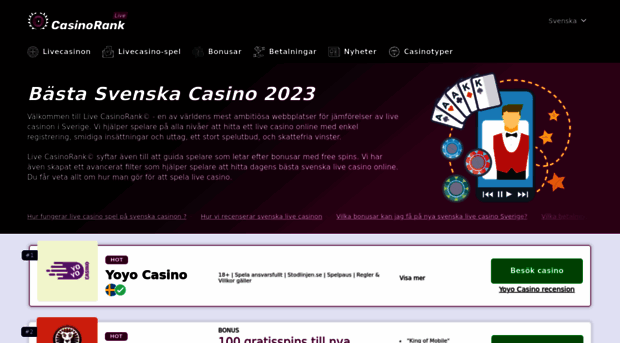 livecasinorank.se