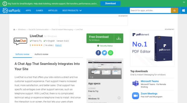 livechat.en.softonic.com