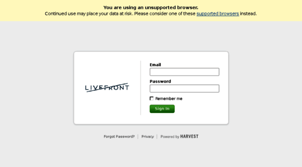 livefront.harvestapp.com