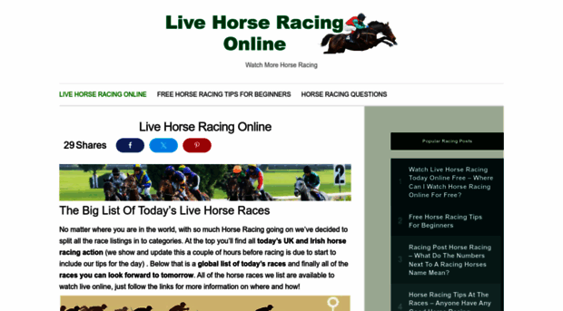 livehorseracingonline.com