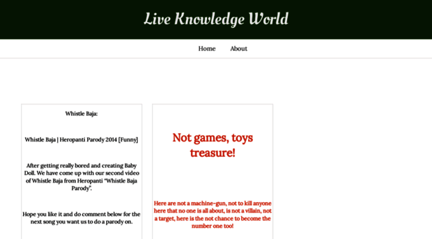 liveknowledgeworld.blogspot.in