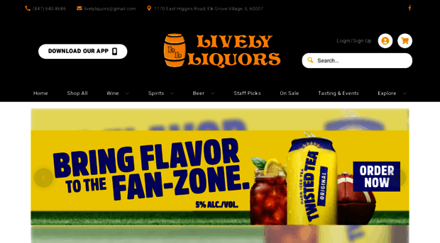 livelyliquors.com