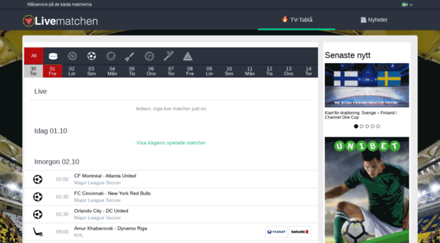 livematchen.se