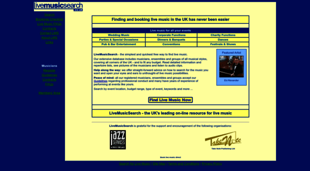 livemusicsearch.co.uk
