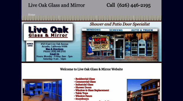 liveoakglassandmirror.com