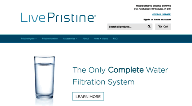 livepristinehydro.com