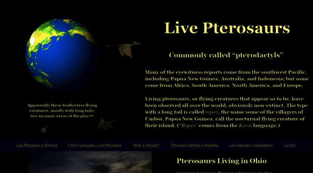 livepterosaurs.com