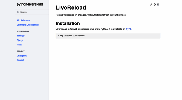 livereload.readthedocs.io