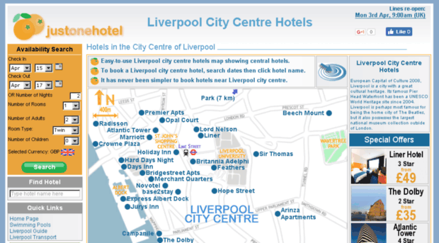 liverpoolcitycentrehotels.co.uk