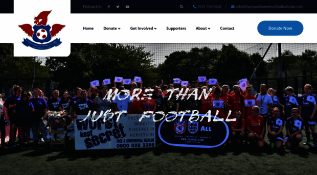 liverpoolhomelessfootballclub.com