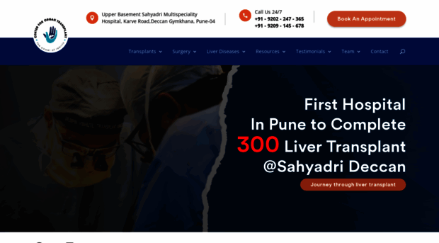 livertransplantpune.com