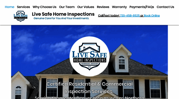 livesafehomeinspections.com