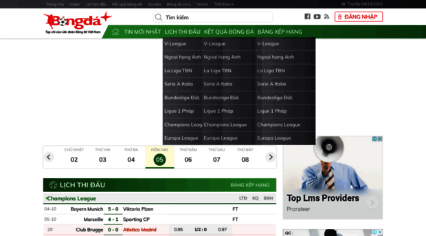 livescore.bongdaplus.vn