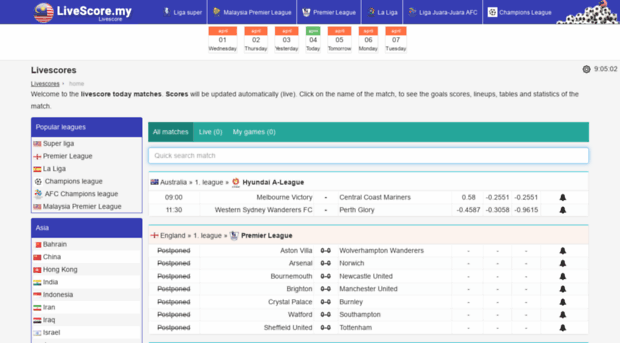livescore.my