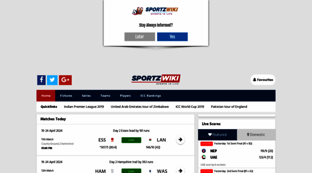 livescore.sportzwiki.com
