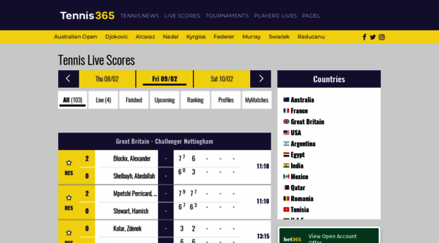 livescore.tennis365.com