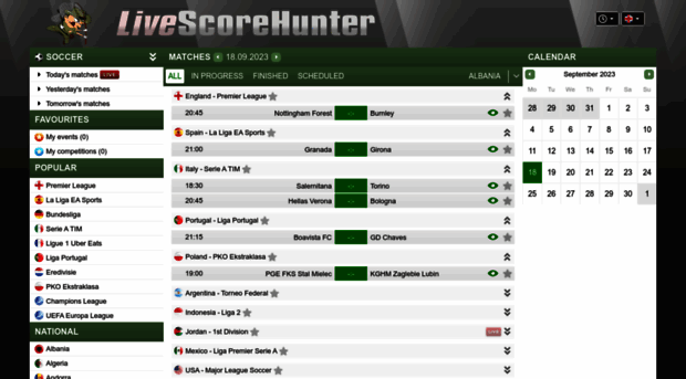 livescorehunter.net