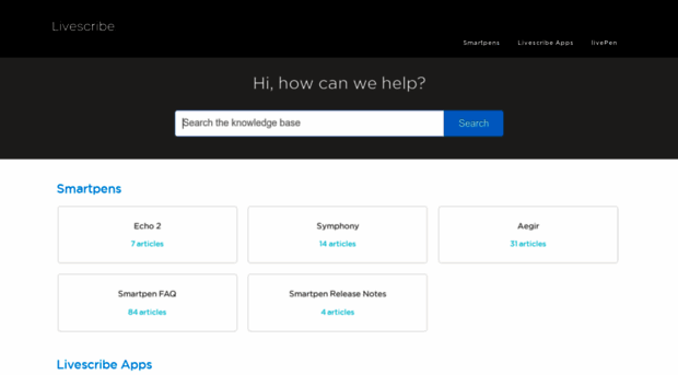 livescribe.helpscoutdocs.com