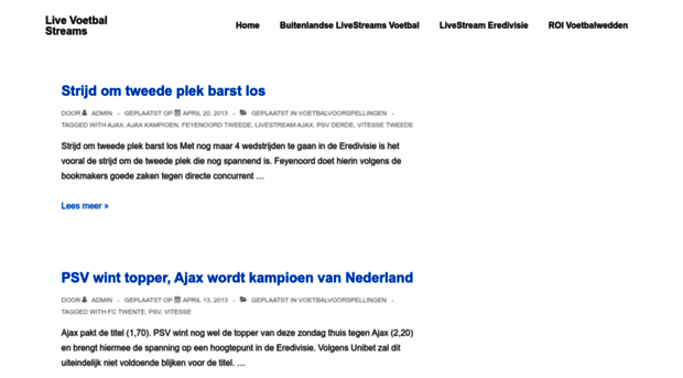 livestream-voetbal.nl