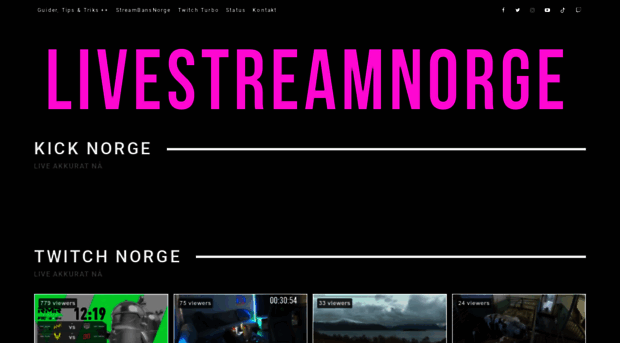 livestreamnorge.no