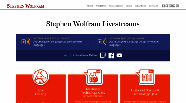 livestreams.stephenwolfram.com