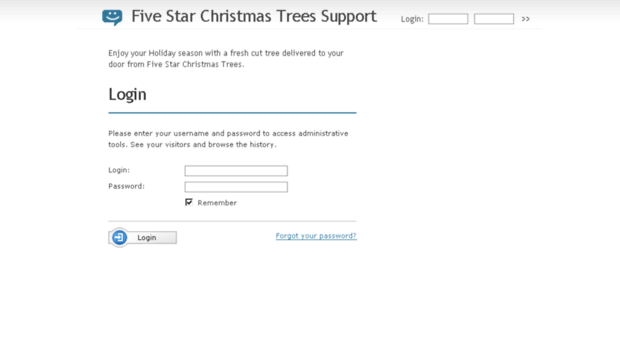 livesupport.fivestarchristmastrees.com