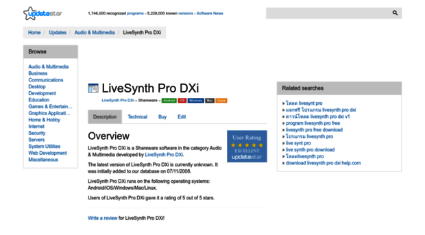 livesynth-pro-dxi.updatestar.com