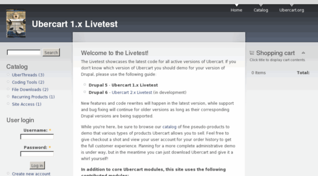 livetest.ubercart.org