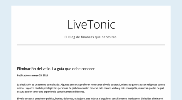 livetonic.es