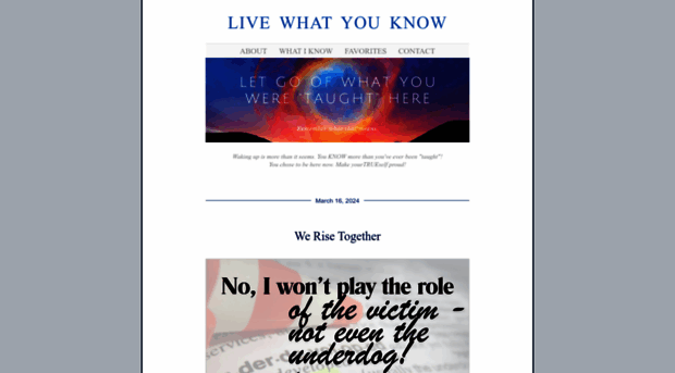 livewhatyouknow.org