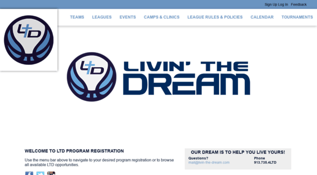 livin-the-dream.leagueapps.com