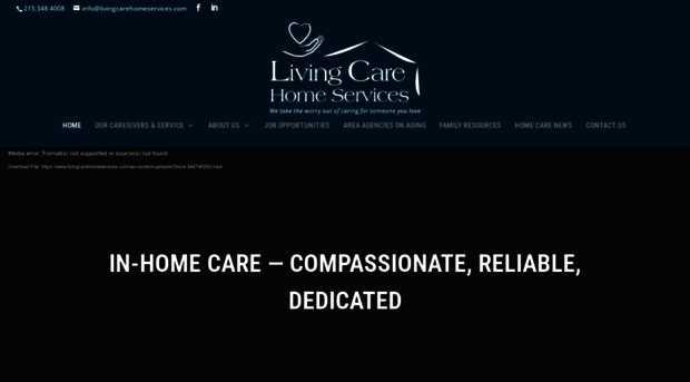 livingcarehomeservices.com