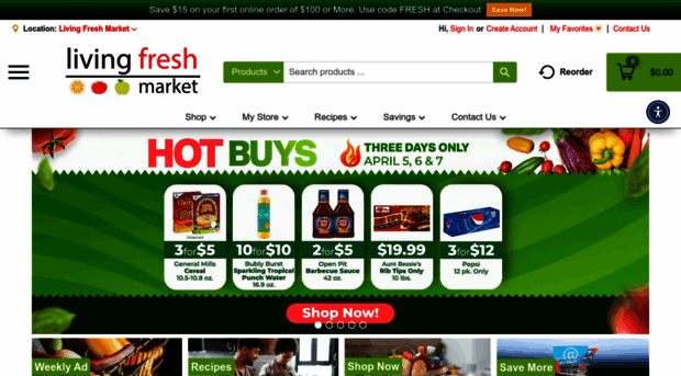 livingfreshmarket.com