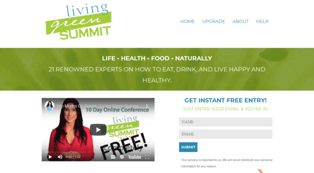 livinggreensummit.com