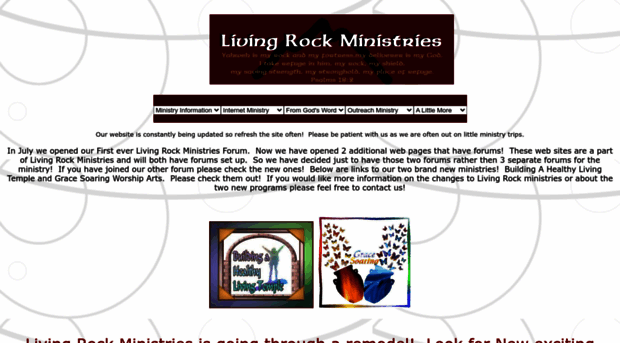 livingrockministries.com