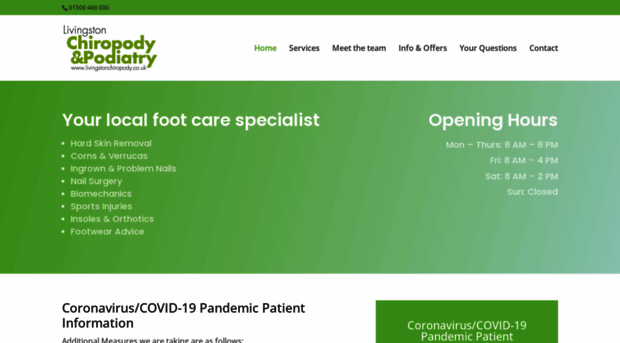 livingstonchiropody.co.uk