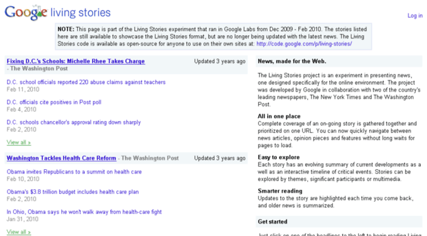 livingstories.googlelabs.com